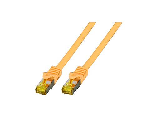 EFB RJ45 Patchkabel S/FTP,Cat.6A,LSZH,Cat.7 Rohk.,2m,gelb