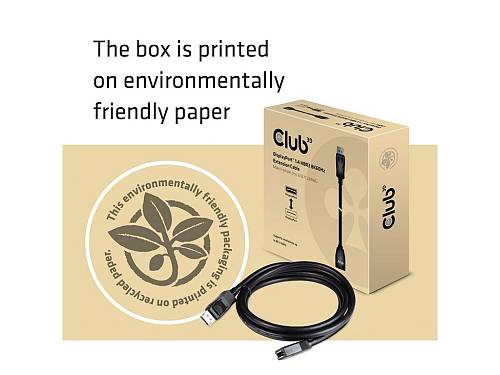 DisplayPort 1.4 HBR3 Extension Cable 8K60Hz M/F 2m/6.56ft