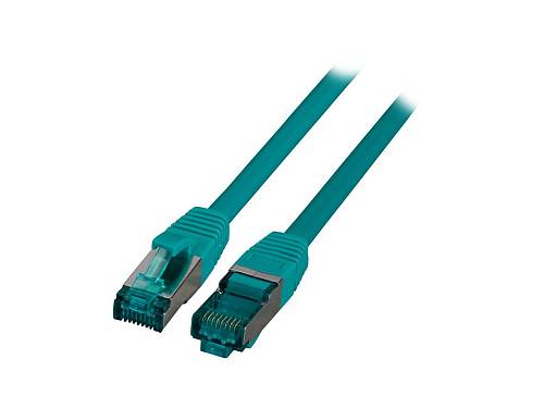 EFB RJ45 Patchkabel S/FTP, Cat.6A, LSZH, 0.25m, grün