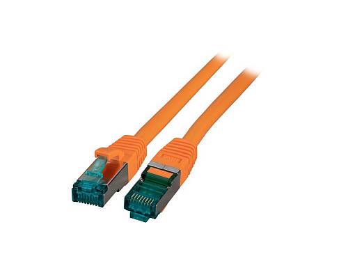 EFB RJ45 Patchkabel S/FTP, Cat.6A, LSZH, 25m, orange