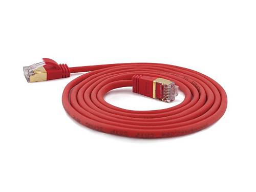 Wantec Patchkabel SSTP CAT7 Ste. CAT6a d=4mm    0,20m rot