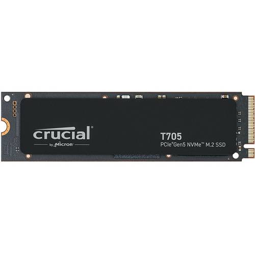 Crucial T705 - SSD - encrypted - 2 TB - internal - M.2 2280 - PCI Express 5.0 (NVMe) - TCG Opal Encryption 2.01