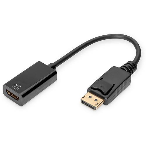 DIGITUS Aktiver DisplayPort Adapter/Konverter. DP auf HDMI