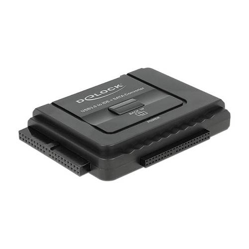 DELOCK Konverter USB 3.0 zu SATA 6 Gb/s / IDE 40 Pin / IDE 44 Pin mit Backup Funktion