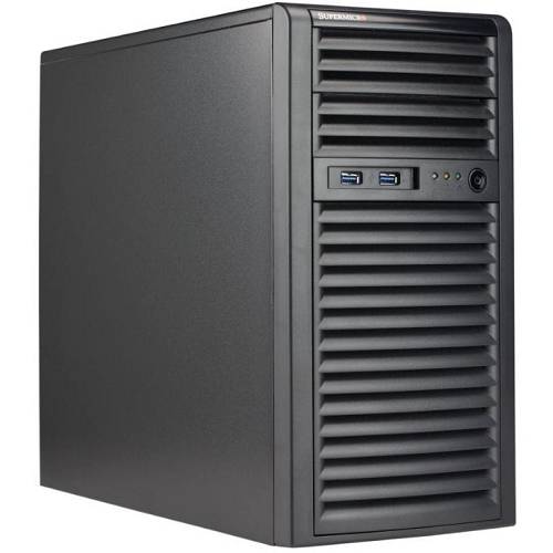 Server SuperMicro Mid-Tower 4x3.5 fixed drive 600W Redundant