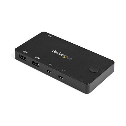2 Port UBC KVM Switch 4K w/cables