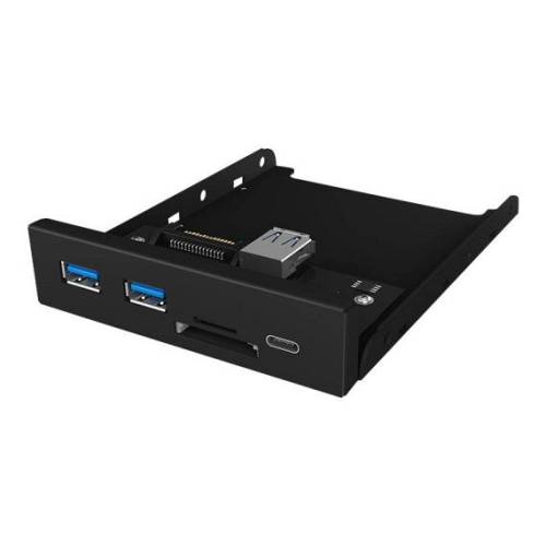 HUB ICY BOX IB-HUB1417-i3 - Hub - 2 x SuperSpeed USB 3.0 + 1 x USB-C