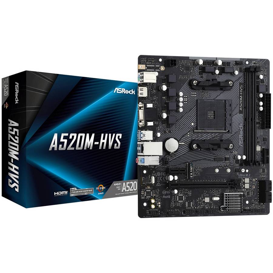 AM4 ASRock A520M-HVS mATX