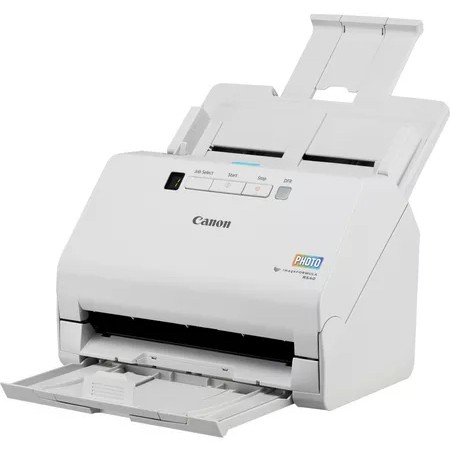 Canon imageFORMULA RS40 - Document scanner - CMOS , CIS - Duplex - 216 x 3000 mm - 600 dpi x 600 dpi - up to 40 ppm (mono) , up to 30 ppm (colour) - ADF (60 sheets) - USB 2.0