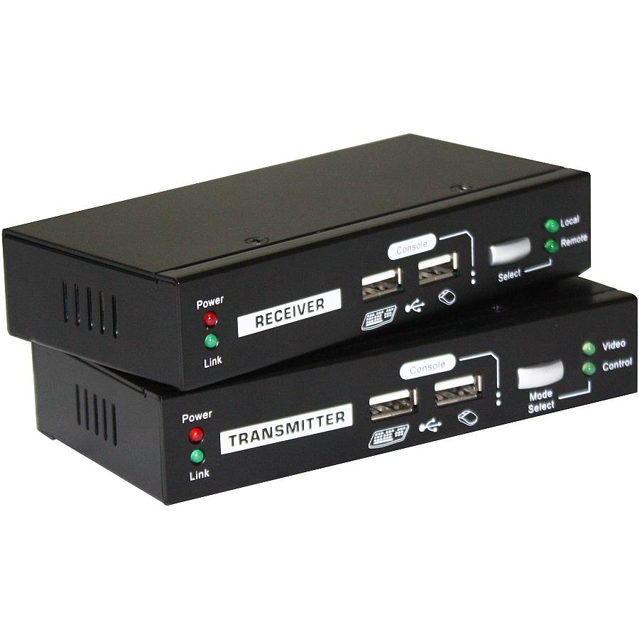 KVM Extender KVM-9036 over IP 2xUSB