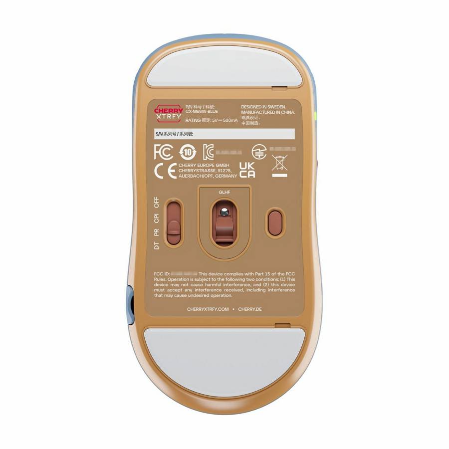 CHERRY XTRFY M68 Wireless. Blue Wireless Maus