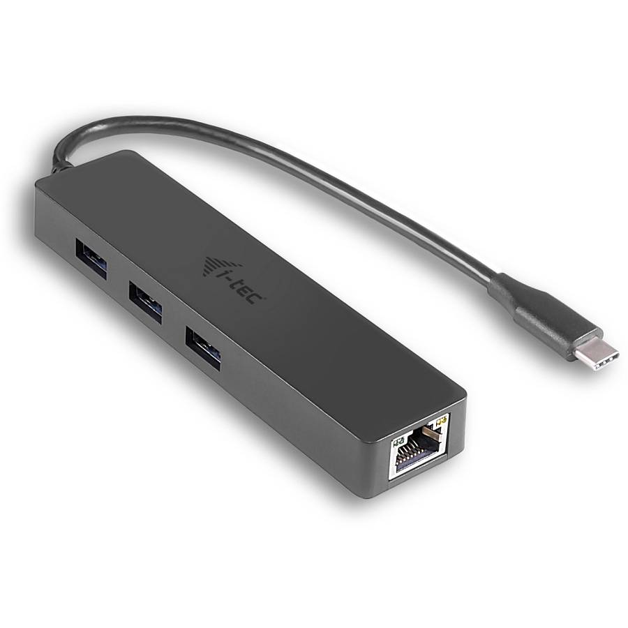 D I-TEC USB-C SLIM HUB + GLAN