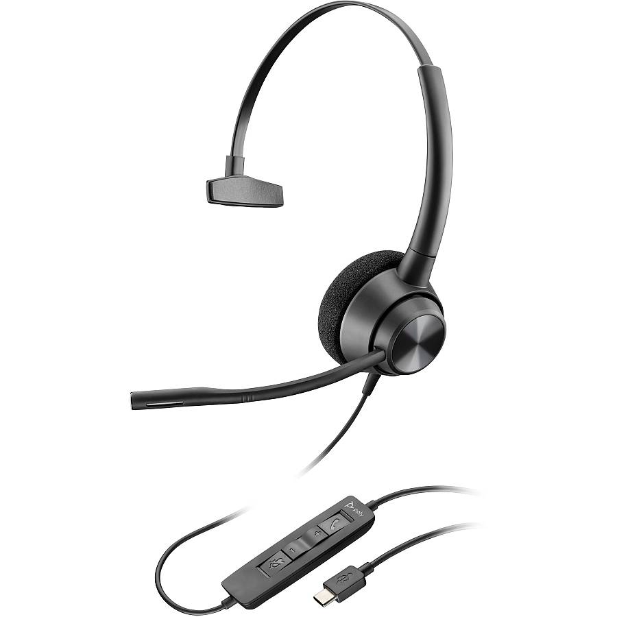 HP Poly Headset EncorePro 310 monaural USB-C