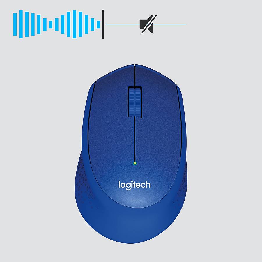 Logitech M330 SILENT PLUS wireless blue