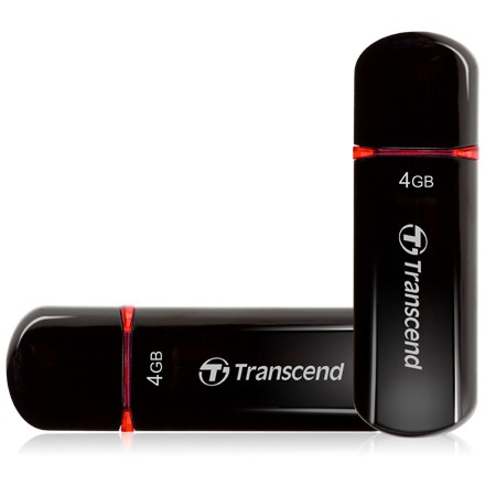 STICK USB-Stick 4GB Transcend JetFlash 600 black (MLC)
