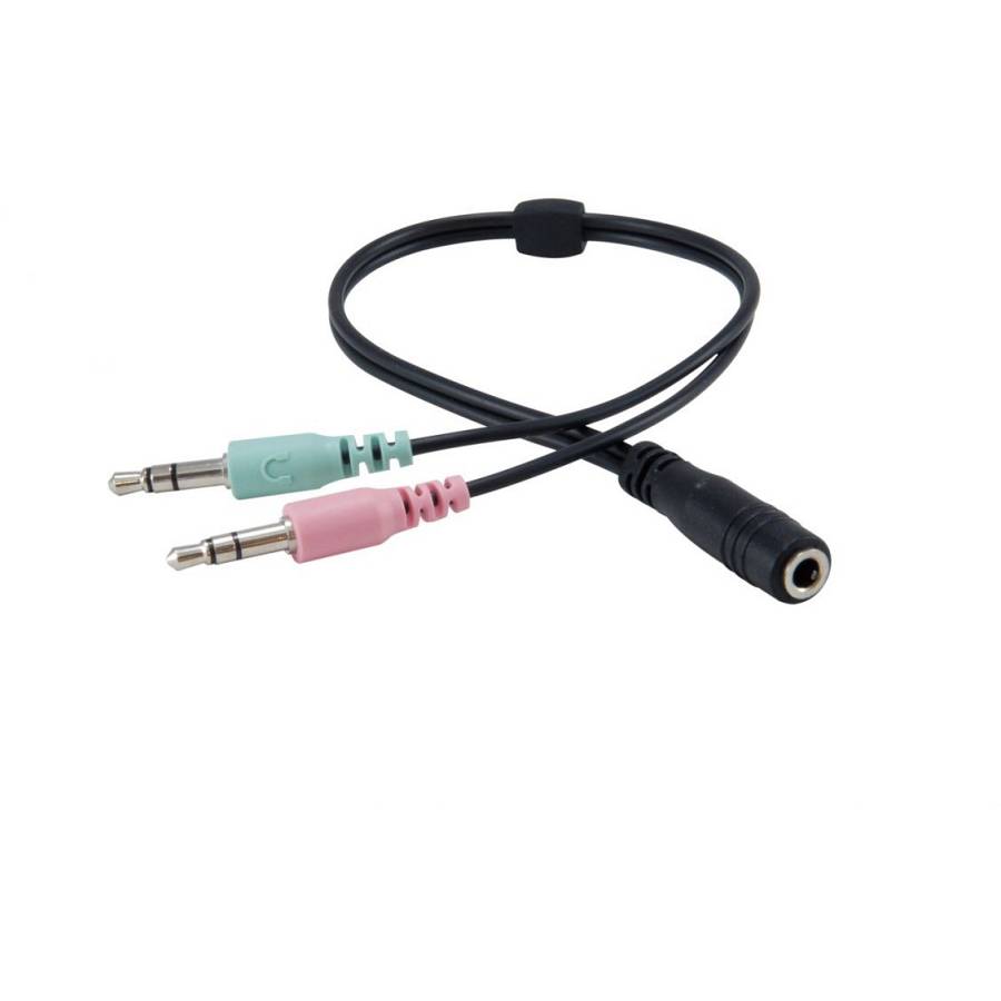 CONCEPTRONIC Headset Klinke Mikro.int.Bed.Stereo 2.0m sw