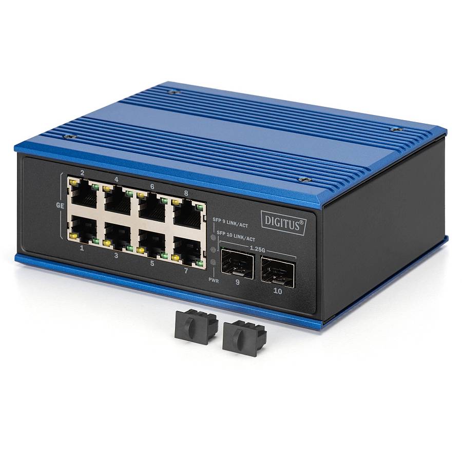Digitus 8+2P Industrial Gigabit Ethernet Switch
