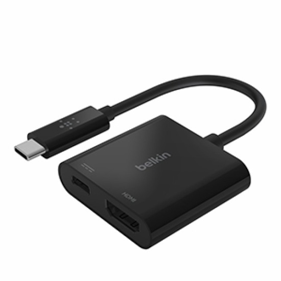 USB-C TO HDMI adapter 60W PD BLK