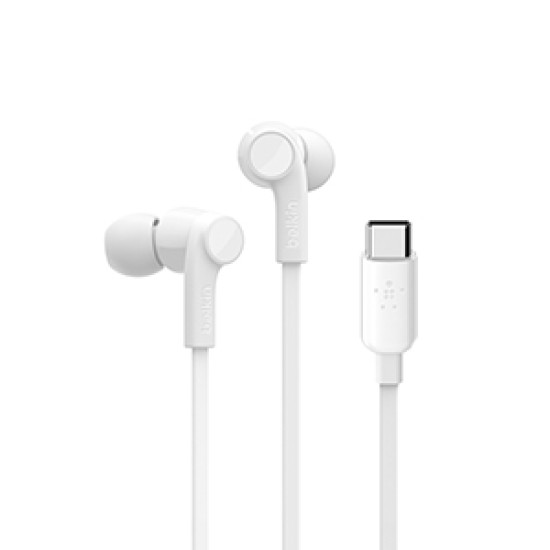 USB-C, In-Ear Headphones,WHITE