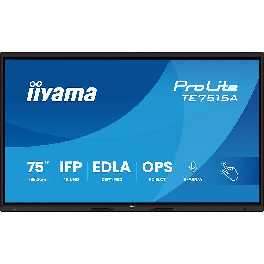 IIYAMA DS TE7515A 189.3cm IPS TOUCH 75/3840x2160/2xHDMI/DP/5xUSB/USB-C