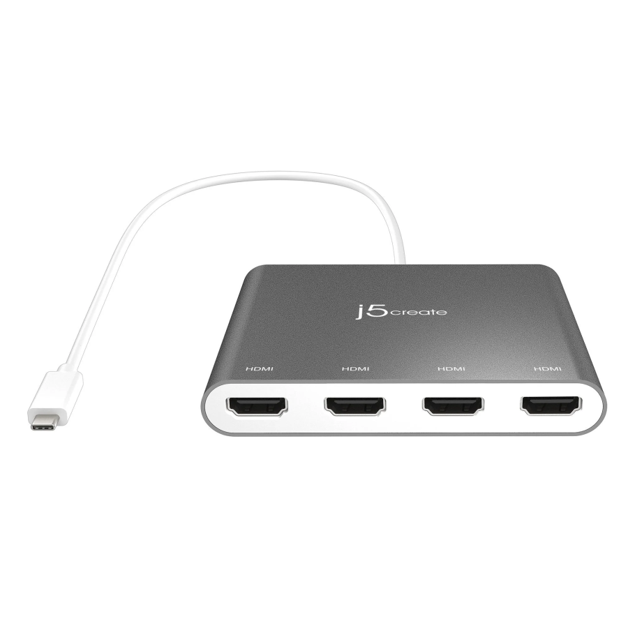 j5create Converter USB-C to 4-Port HDMI Multi-Monitor JCA366