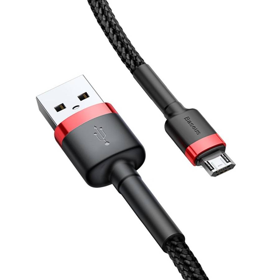 Baseus Cafule Braided MicroUSB Cable 1.5A 2.0m Red