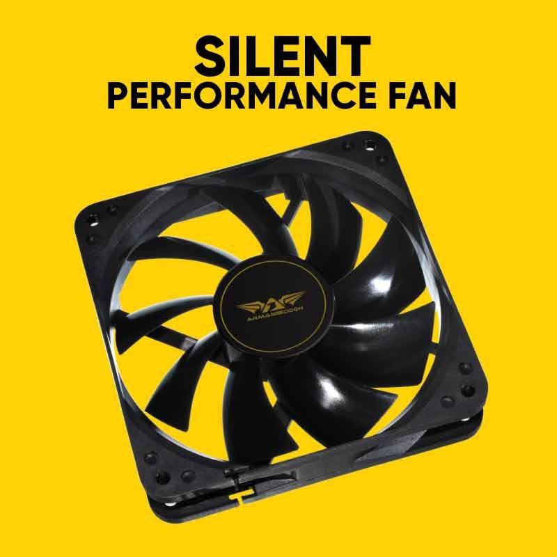Armaggeddon SILENT-12 Cooling Fan Black