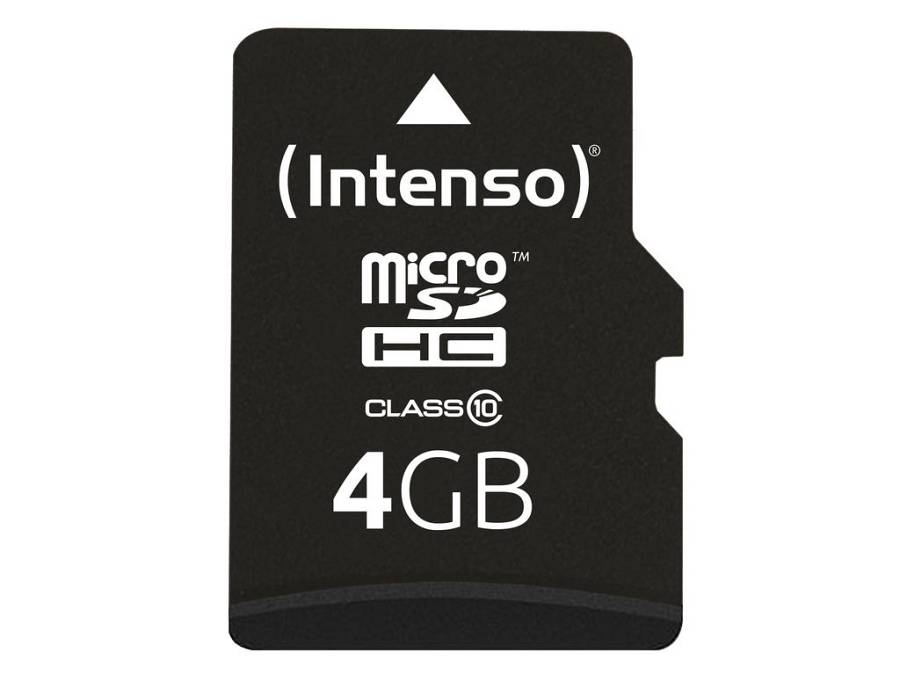 4GB MicroSDHC, Class 10