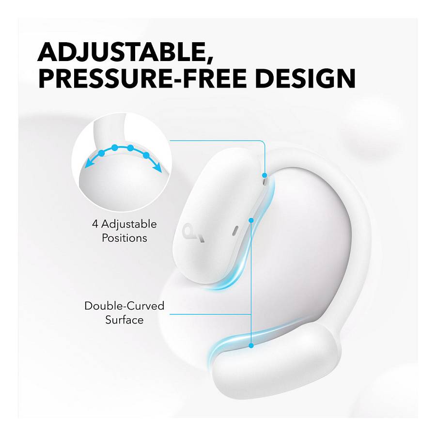 Anker Soundcore AeroFit 2 True wireless in-ear Headphones white