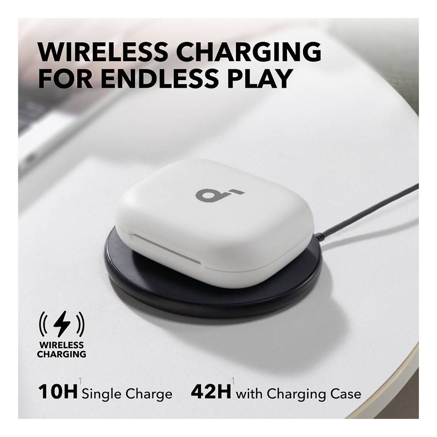 Anker Soundcore AeroFit 2 True wireless in-ear Headphones white