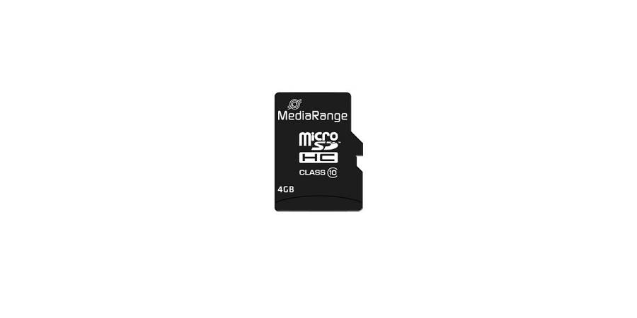 Micro SDHC Card 4GB Class 10 with SD adaptor