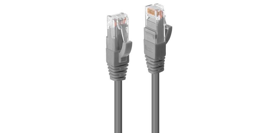 LINDY Patchkabel Cat6 UTP Premium grau 2.00m