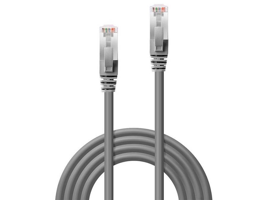 LINDY Patchkabel Cat6 SSTP / S/FTP PIMF grau 7.50m