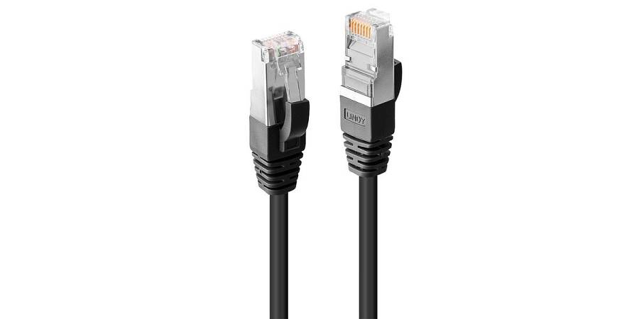 LINDY Patchkabel Cat6 SSTP / S/FTP PIMF schwarz 3.00m