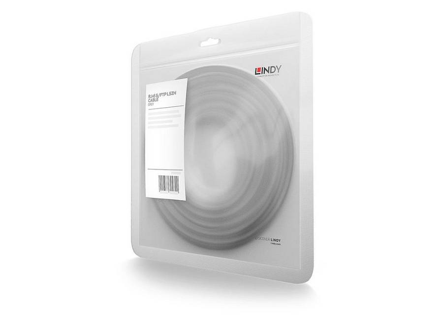 1m CAT7 S/FTP LS0H Snagless Network Cable, Grey