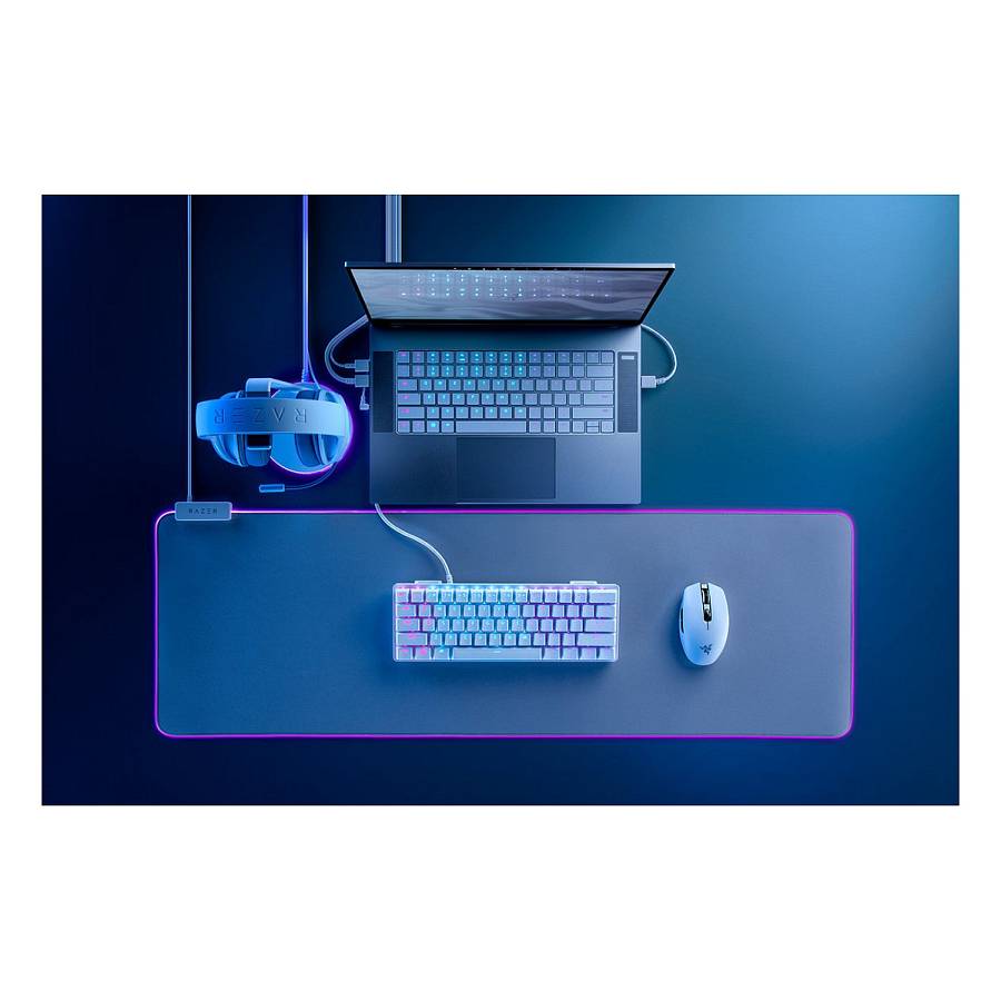 Razer Orochi V2 - rechts - Optisch - RF Wireless - 18000 DPI - Weiß