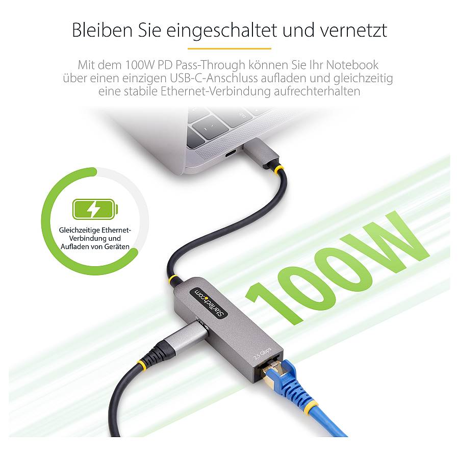 D StarTech USB TYPE-C ETHERNET ADAPTER