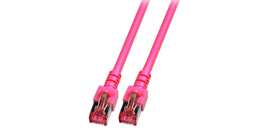 Cat.6 Patch Cable S/FTP 250MHz, magenta
