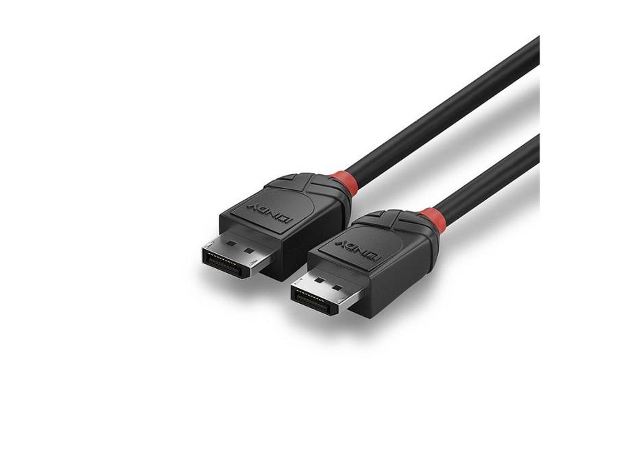 1m DisplayPort 1.2 Cable, Black Line