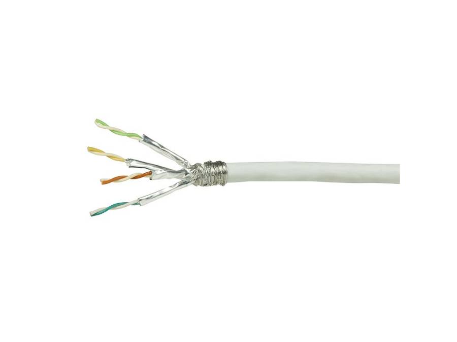 Network installation cable, Cat.7 S/FTP, 50m, white, LogiLink Home