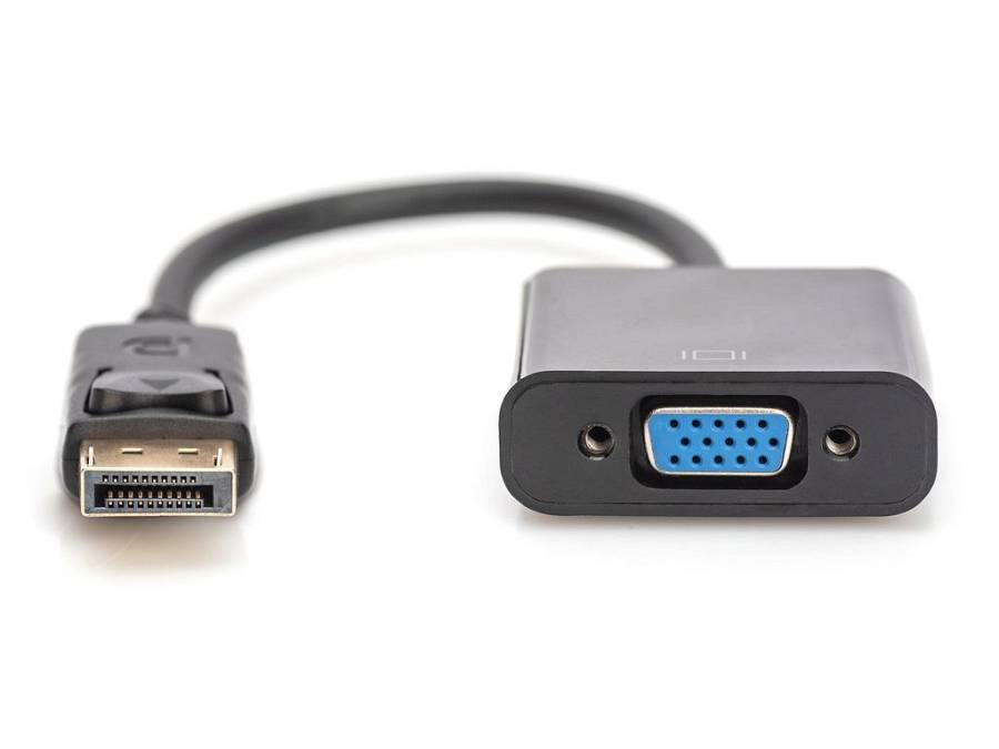 DIGITUS DisplayPortAdapter DPort -> VGA HD15   St/Bu 0.15m bulk