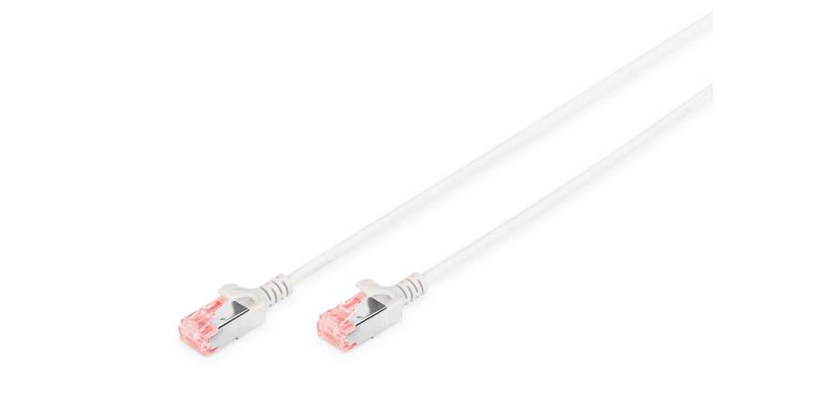 DIGITUS CAT 6 U/FTP Slim Patchkabel 10m grau