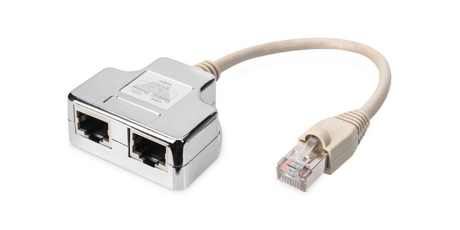 DIGITUS Patchkabel-Adapter, CAT 5e, geschirmt - 1:1