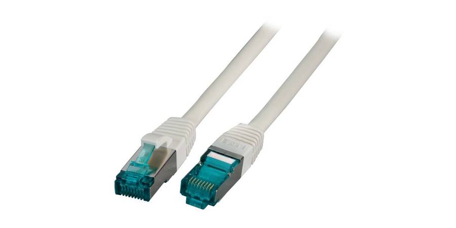 EFB RJ45 Patchkabel S/FTP, Cat.6A, LSZH, 2m, grau