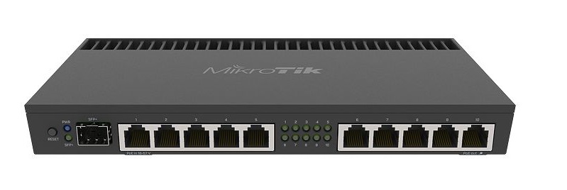 MikroTik 4011 10-Port Gigabit Router with 1 x SFP+ R/M RB4011iGS+RM