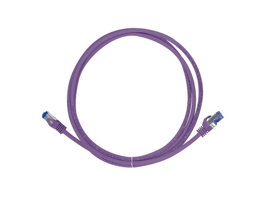 Logilink Patchkabel Ultraflex, Cat.6A, S/FTP, violett, 2 m