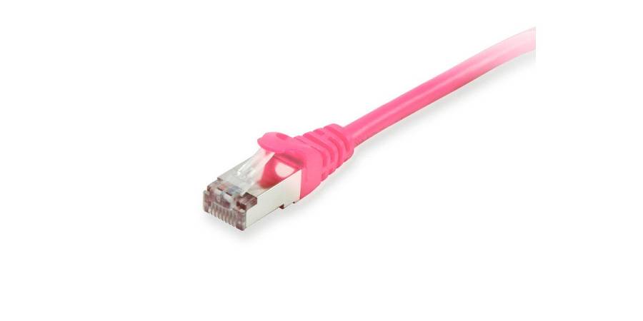 Equip Patchkabel Cat6       S/FTP 2xRJ45 40.00m    pink LSZH Polybeutel