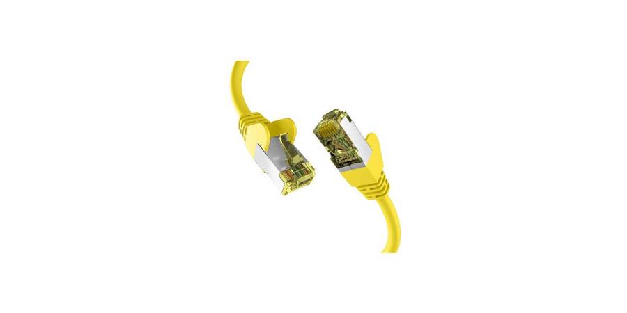 EFB CAT6a GELB 25m Patchkabel S/FTP PIMF