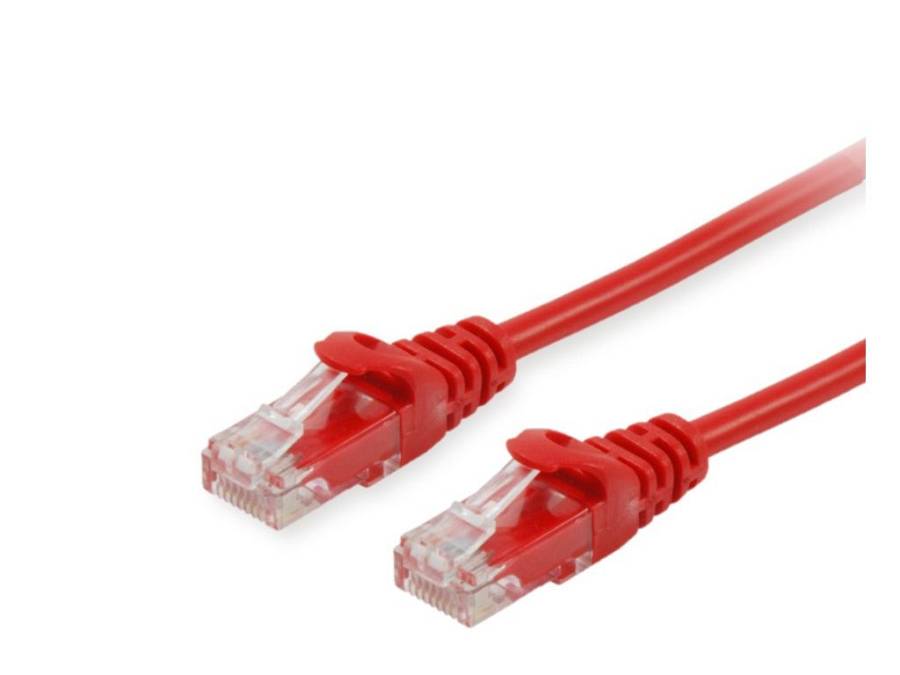 Equip Patchkabel Cat6A      U/UTP 2xRJ45  0.25m     rot LSZH Polybeutel