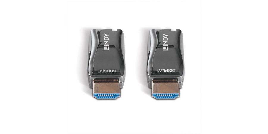 LINDY 300m HDMI 4K60 Fiber Optic Dongle extender